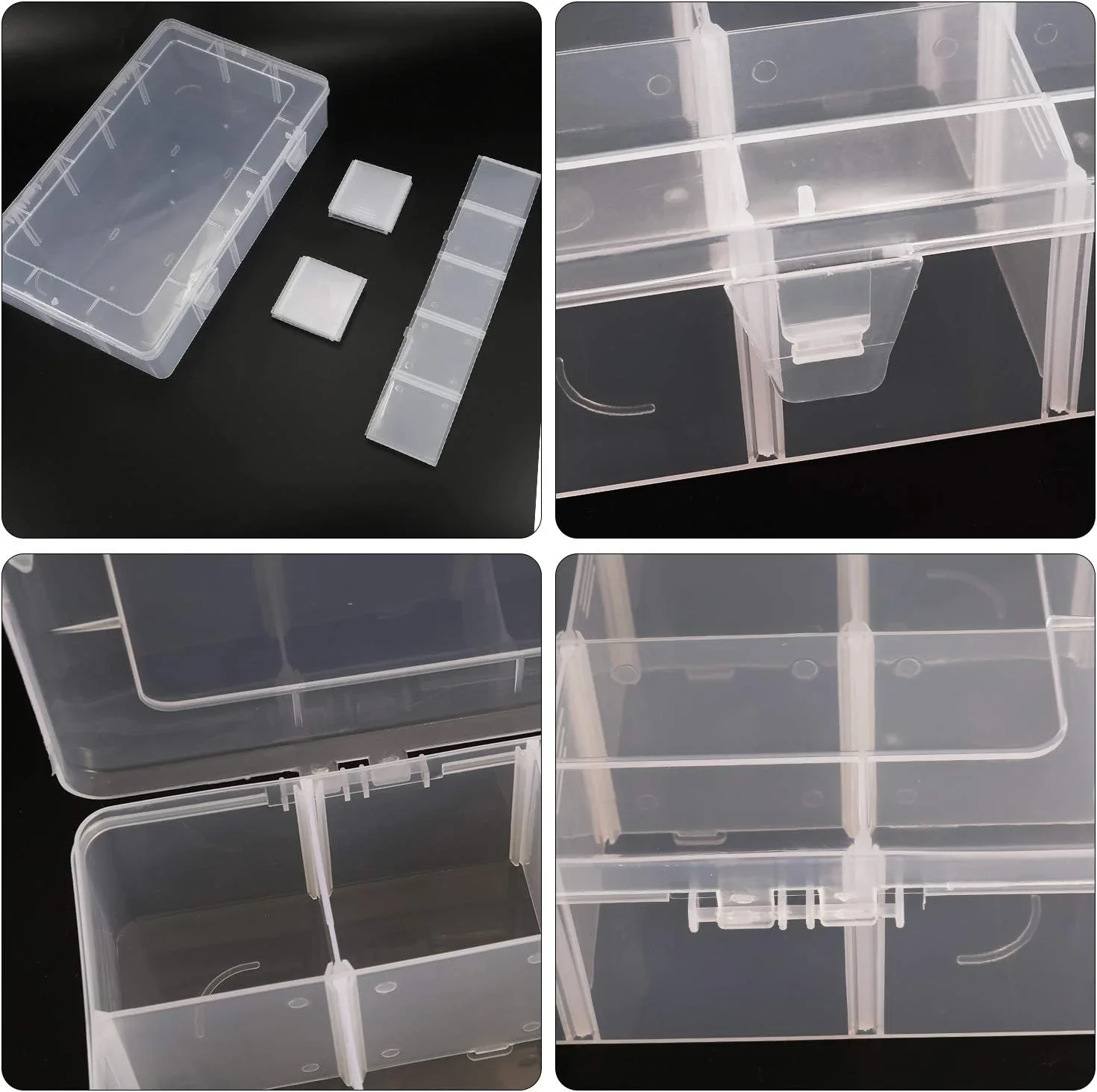 15 Grids Clear Plastic Organizer Box - Image 3