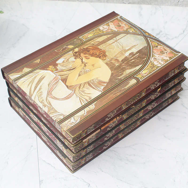 Alphonse Maria Mucha Inspired Large Sketchbook and Scrapbook - Image 4