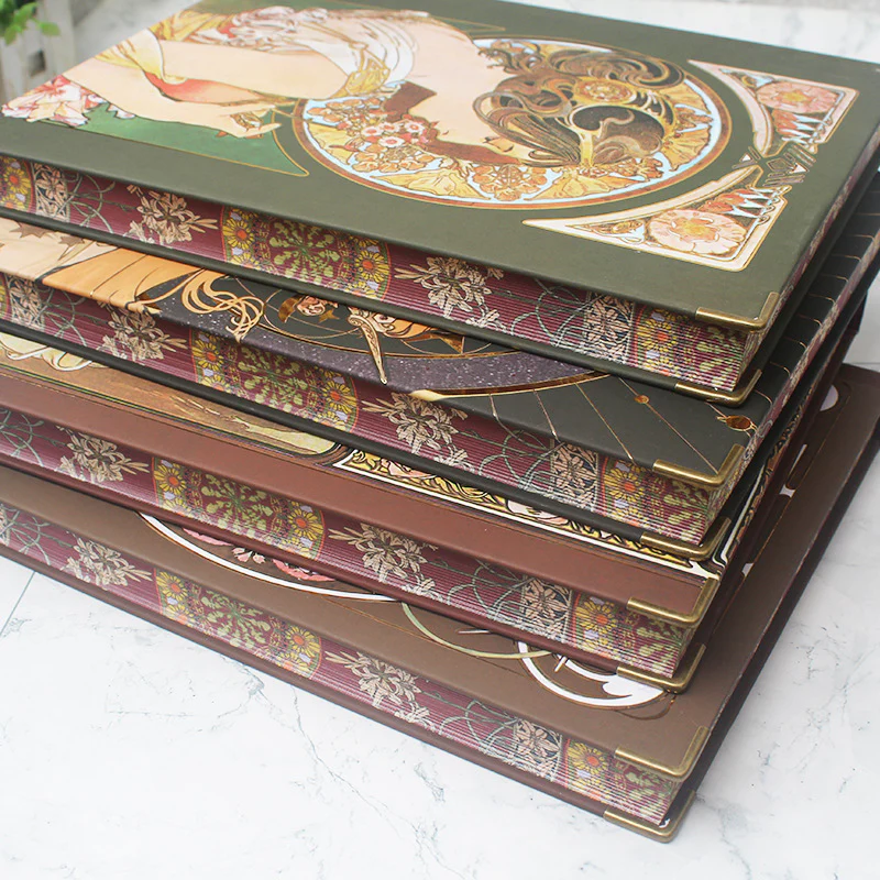 Alphonse Maria Mucha Inspired Large Sketchbook and Scrapbook - Image 5