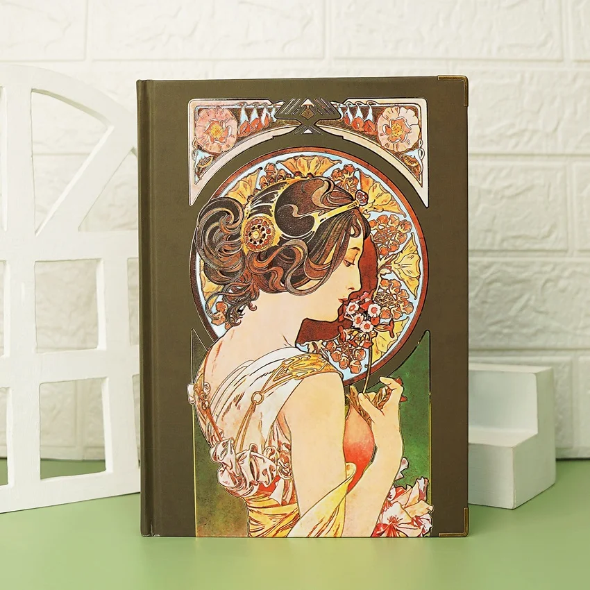 Alphonse Maria Mucha Inspired Large Sketchbook and Scrapbook - Image 8
