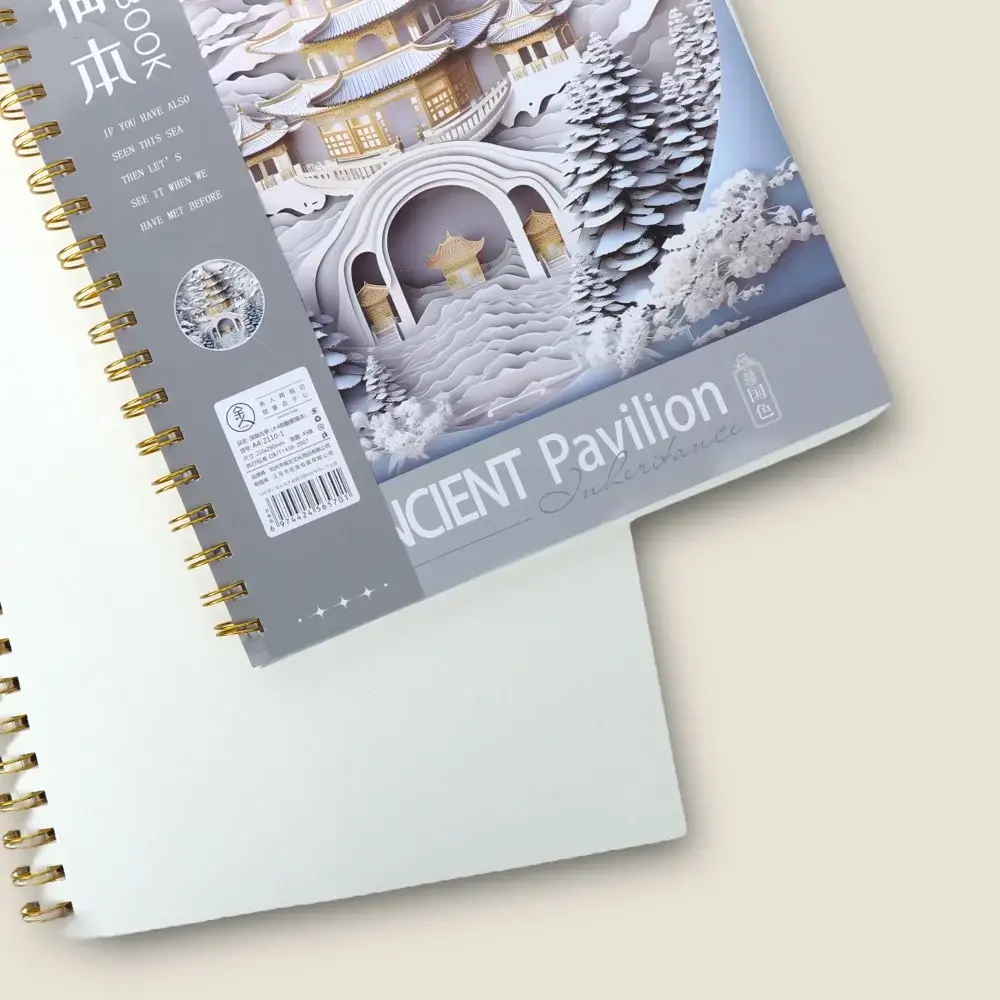 Ancient Japanese Castle Series Gold Shell Sketchbook - Image 4