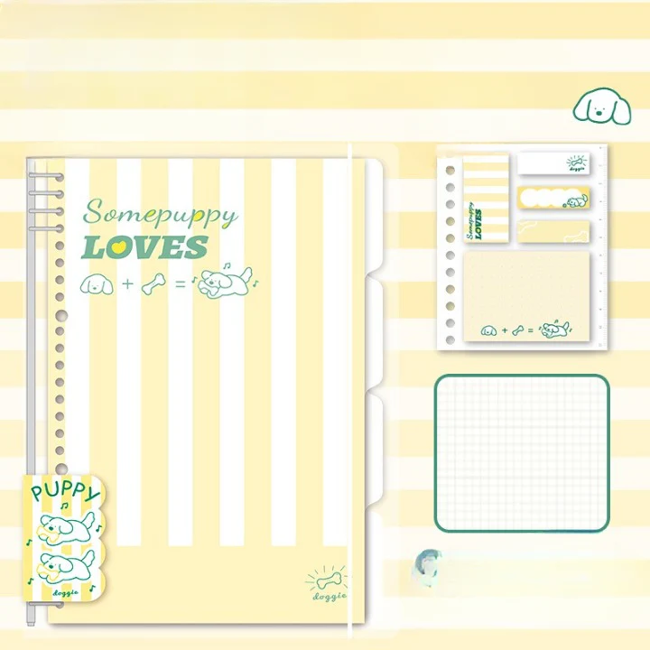 B5 Happy Puppy Paradise Binder Set - Image 5