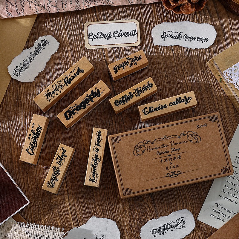 Hand Written Wooden Stamps - Image 10