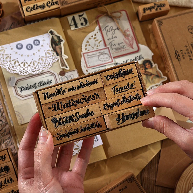 Hand Written Wooden Stamps - Image 3