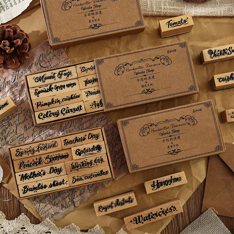 Hand Written Wooden Stamps - Image 4