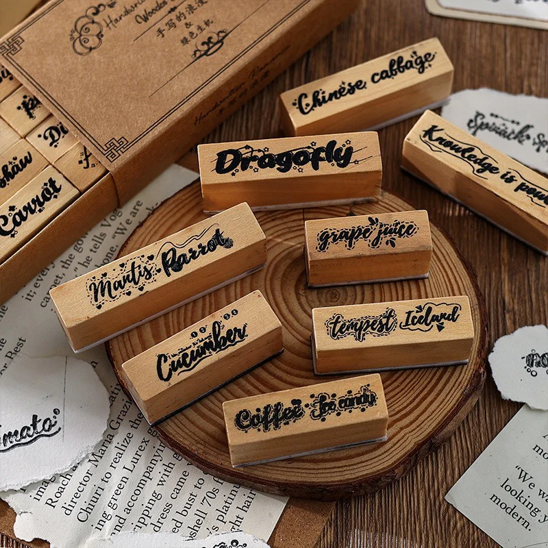 Hand Written Wooden Stamps - Image 5