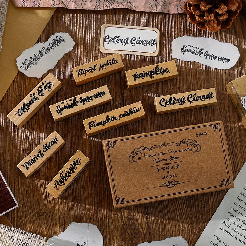 Hand Written Wooden Stamps - Image 7