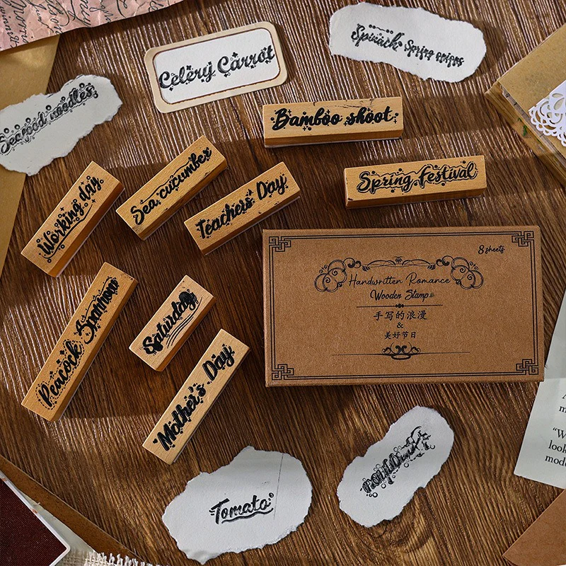 Hand Written Wooden Stamps - Image 8