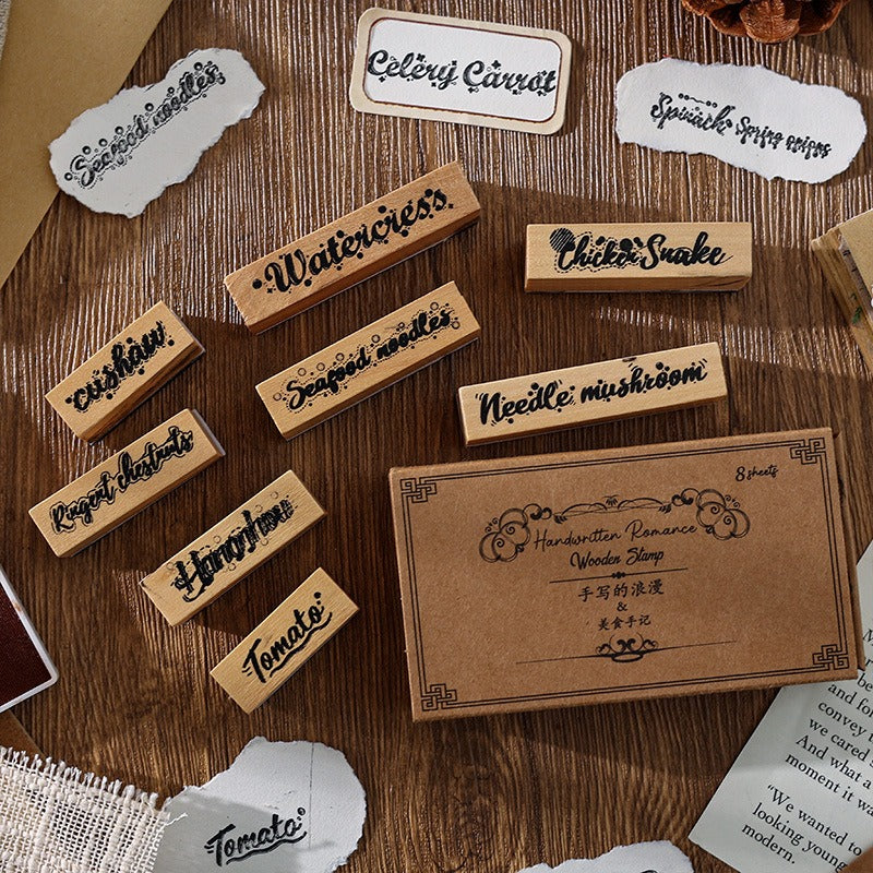 Hand Written Wooden Stamps - Image 9