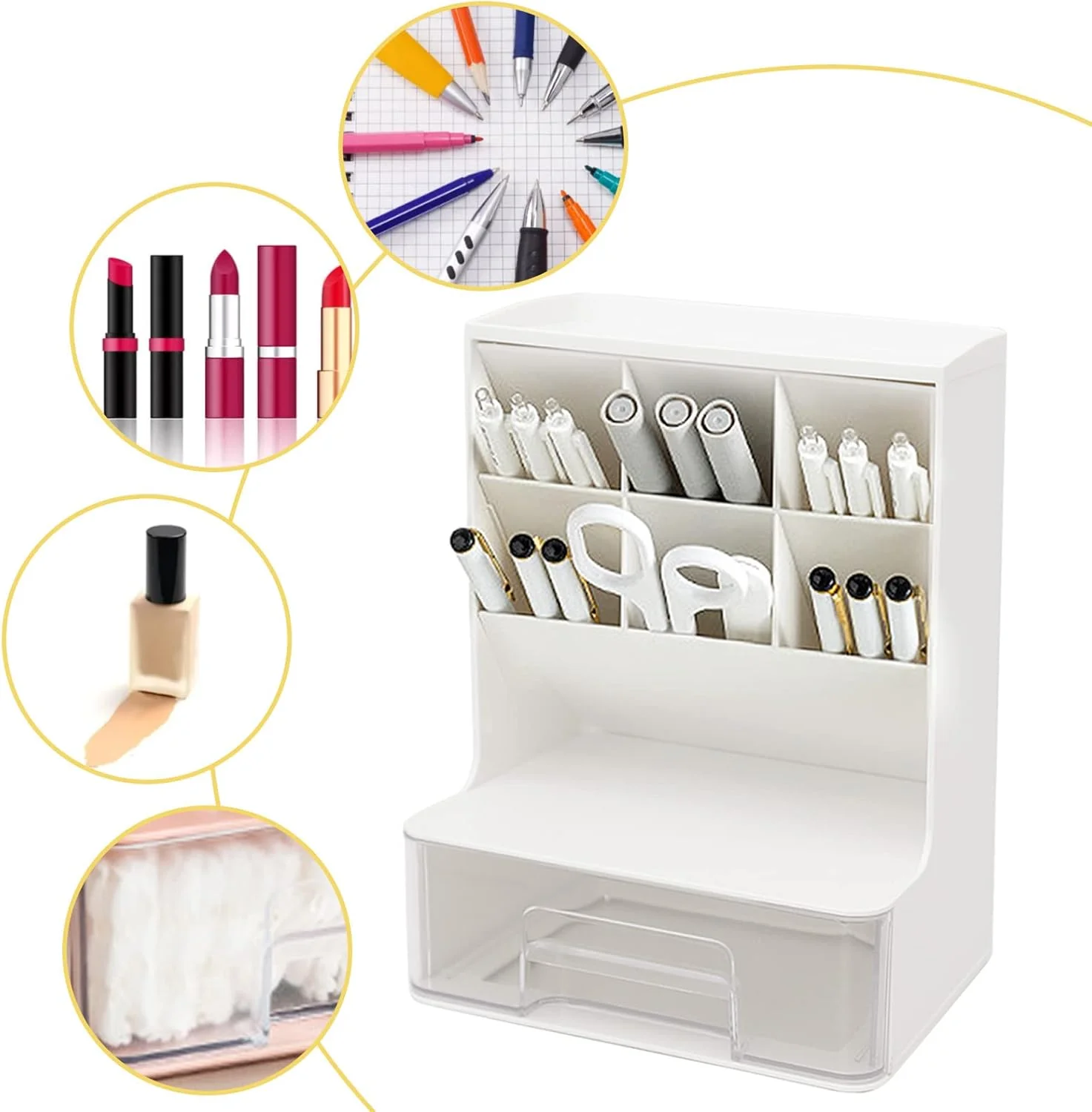 Multifunctional Vertical Desk Organizer - Image 5