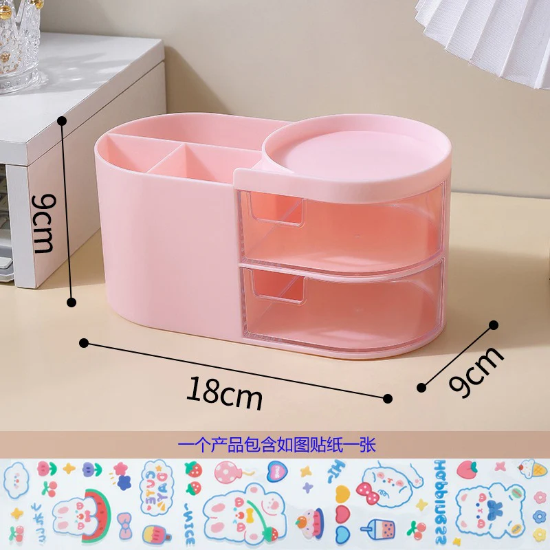 Multiple Compartments Cosmetic and Stationery Storage Box - Image 13
