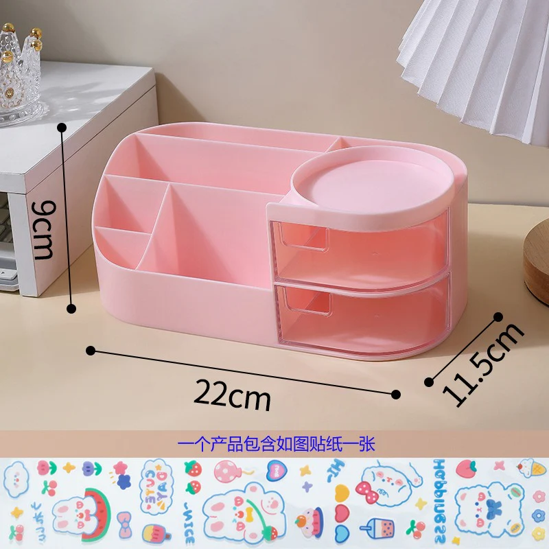 Multiple Compartments Cosmetic and Stationery Storage Box - Image 15