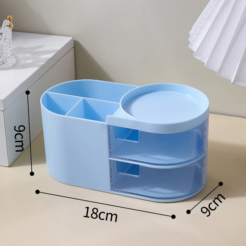 Multiple Compartments Cosmetic and Stationery Storage Box - Image 19