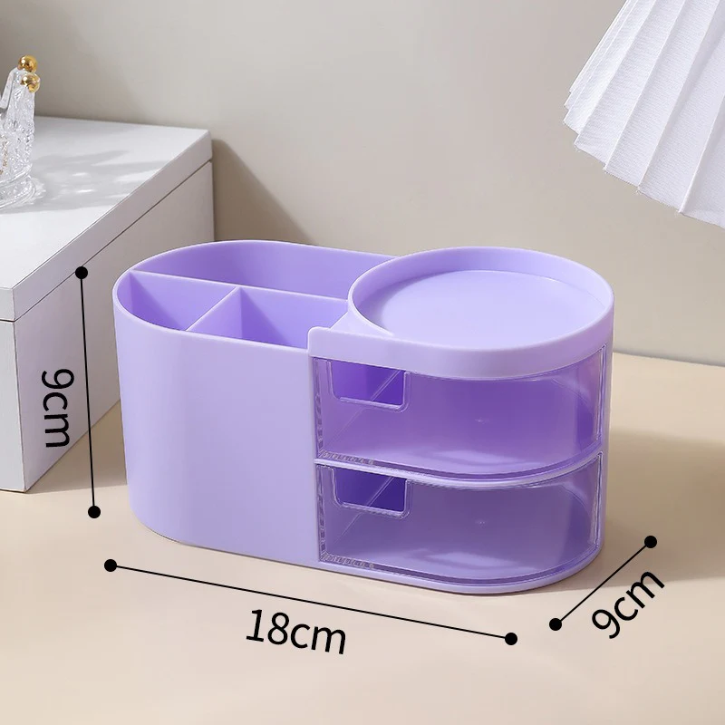 Multiple Compartments Cosmetic and Stationery Storage Box - Image 21