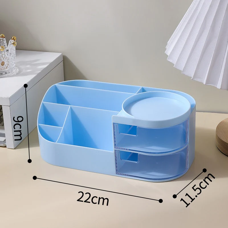 Multiple Compartments Cosmetic and Stationery Storage Box - Image 23