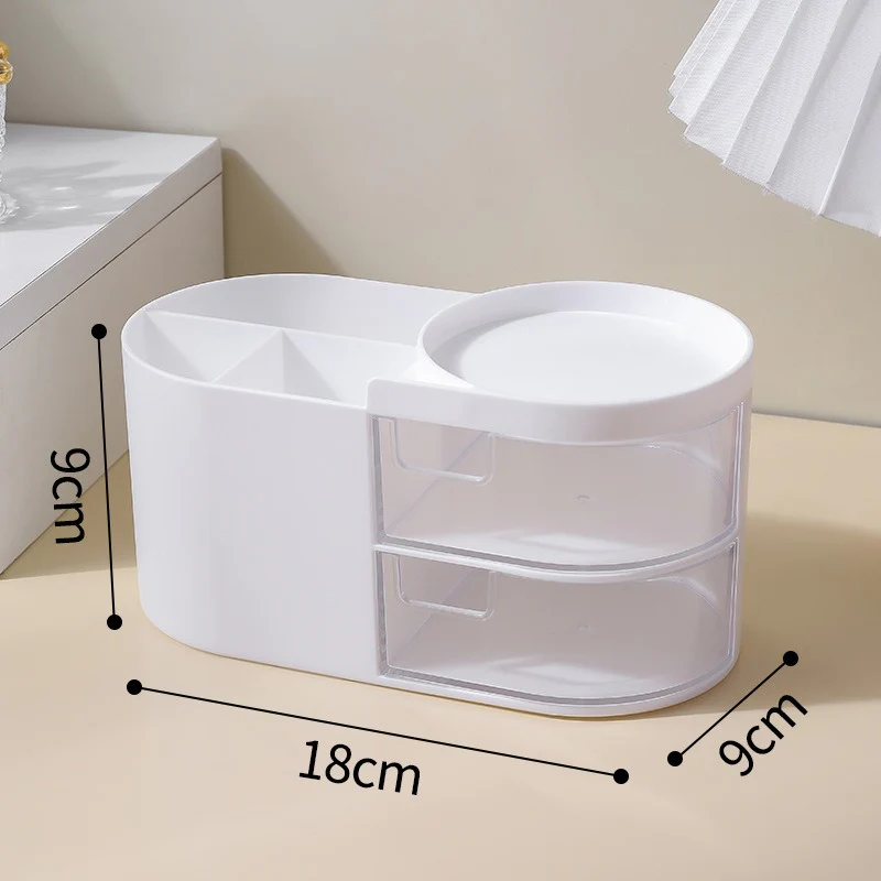 Multiple Compartments Cosmetic and Stationery Storage Box - Image 25