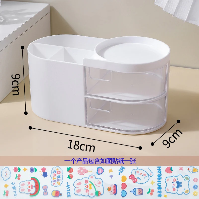 Multiple Compartments Cosmetic and Stationery Storage Box - Image 4
