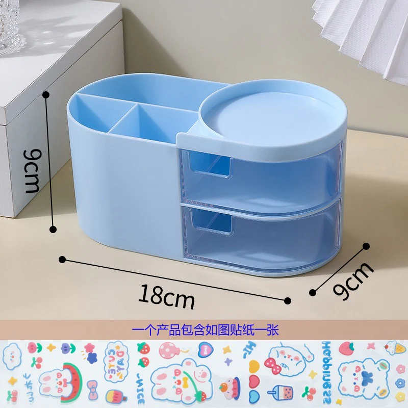 Multiple Compartments Cosmetic and Stationery Storage Box - Image 5