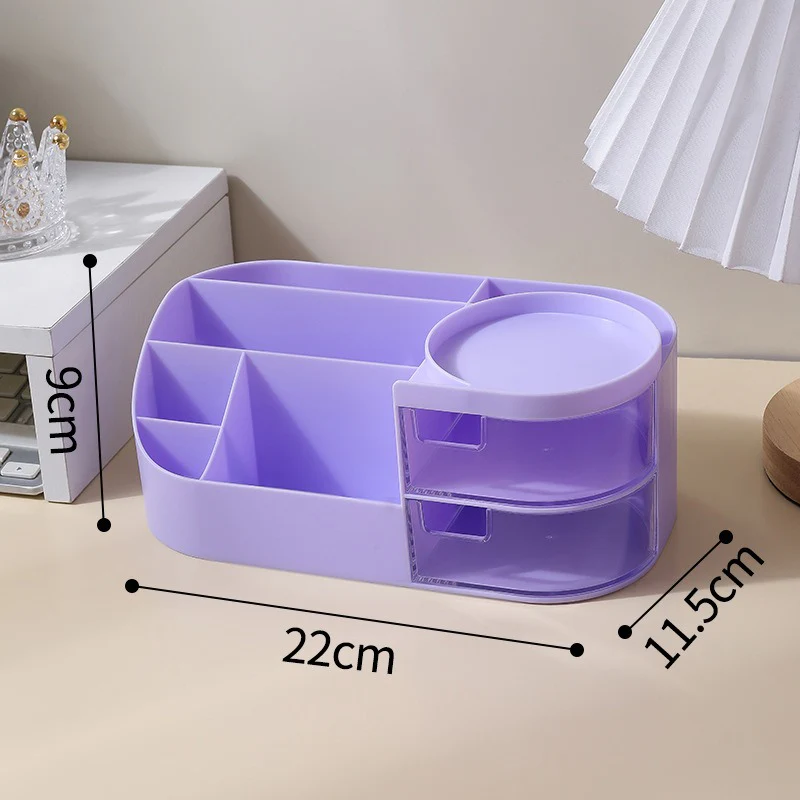 Multiple Compartments Cosmetic and Stationery Storage Box - Image 7