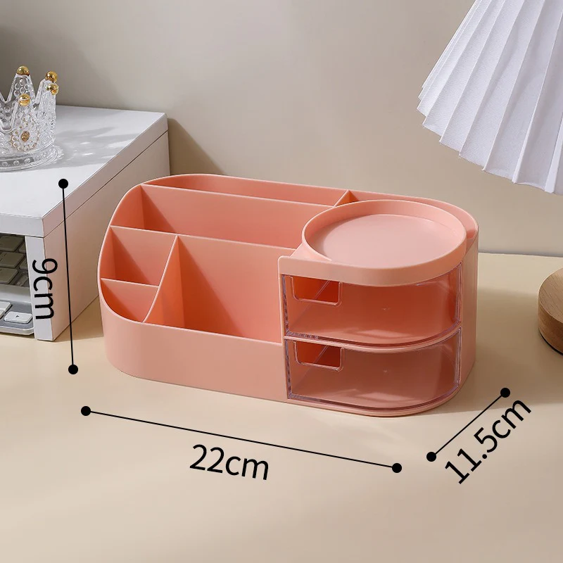 Multiple Compartments Cosmetic and Stationery Storage Box - Image 9
