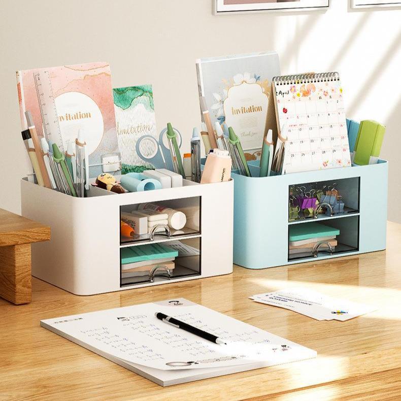 Multiple Compartments Stationery & Desk Organizer - Image 12