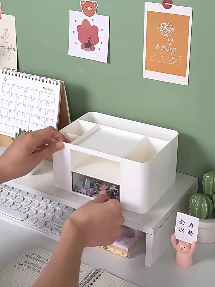 Multiple Compartments Stationery & Desk Organizer - Image 6