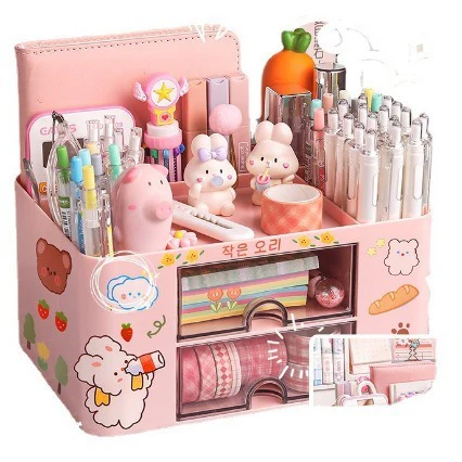 Multiple Compartments Stationery & Desk Organizer - Image 8