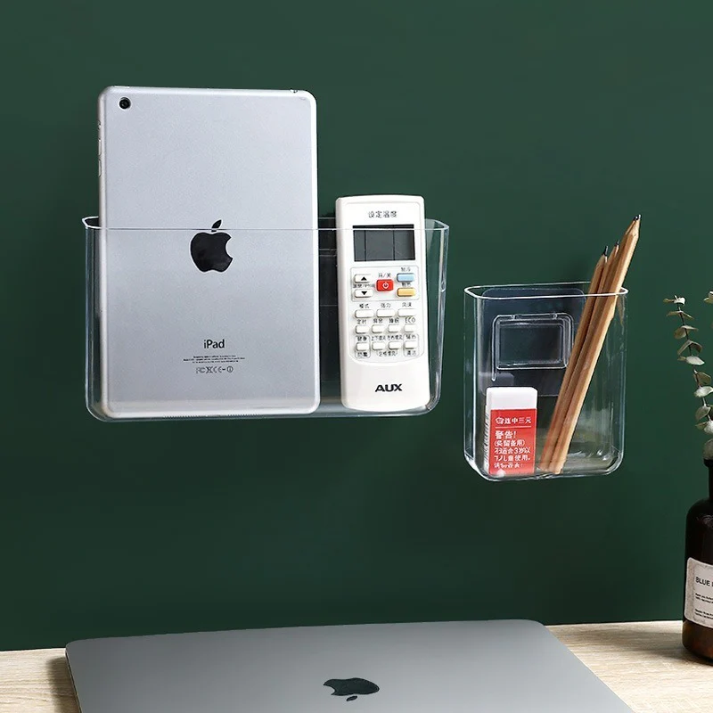 Super Fine Transparent Plastic Wall Storage Organizer - Image 7