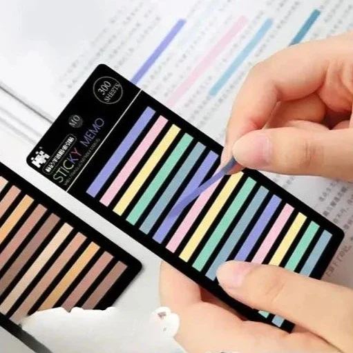 Ultra-fine Fluorescent Transparent post-it Notes - Image 4