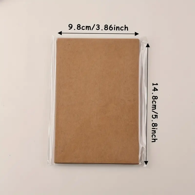 50 Pcs Vintage Blank Kraft Card Sheets - Image 11