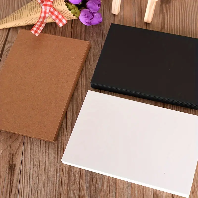 50 Pcs Vintage Blank Kraft Card Sheets - Image 6